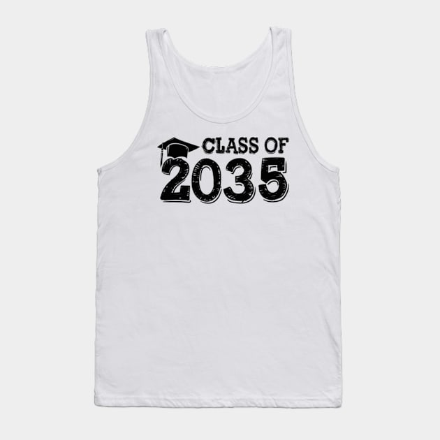 Class Of 2035 Grow With Me Handprints Tank Top by MargeretSholes